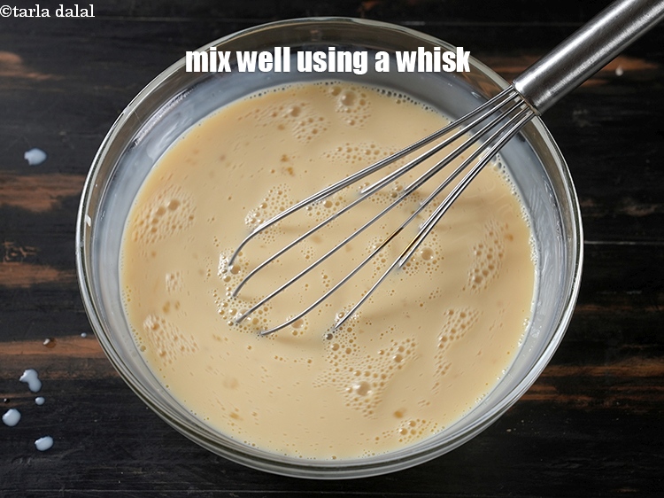 Step 10 – Mix well using a whisk.