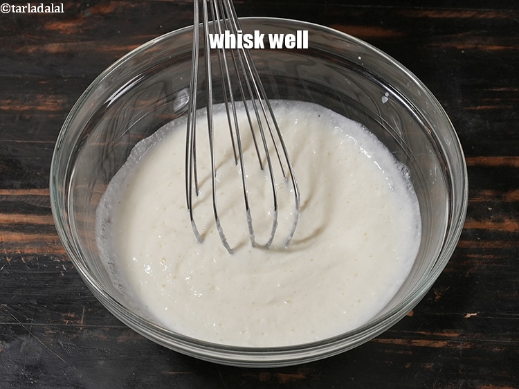 Step 10 – Whisk well.