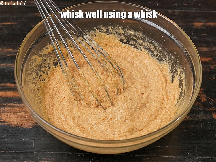 Step 10 – Whisk well using a whisk.