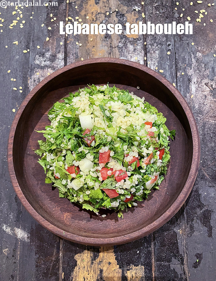 Step 35 – Serve <strong>tabbouleh | Lebanese tabbouleh | Indian style tabbouleh |&nbsp;healthy tabouli |</strong>&nbsp;cold.