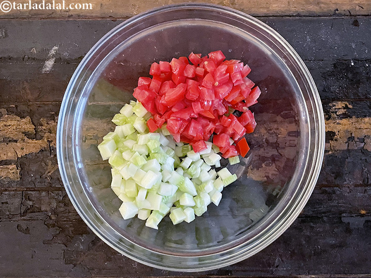 Step 26 – Add 1 cup chopped tomatoes.