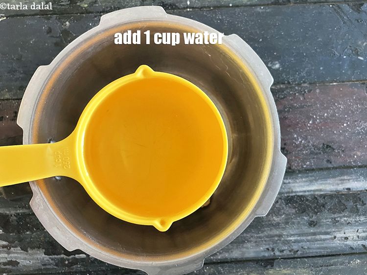 Step 10 – Add 1 cup of water.&nbsp;