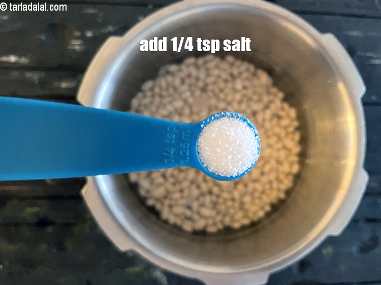 Step 10 – Add 1/4th&nbsp;tsp salt.&nbsp;