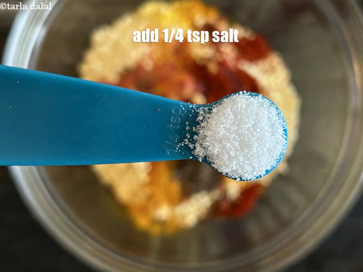 Step 16 – Add salt to taste. We added 1/4&nbsp;tsp salt.
