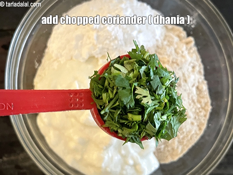 Step 10 – Add&nbsp;<meta charset="UTF-8" />1 tbsp&nbsp;finely&nbsp;<a href="glossary-chopped-coriander-783i">chopped coriander (dhania)</a>.