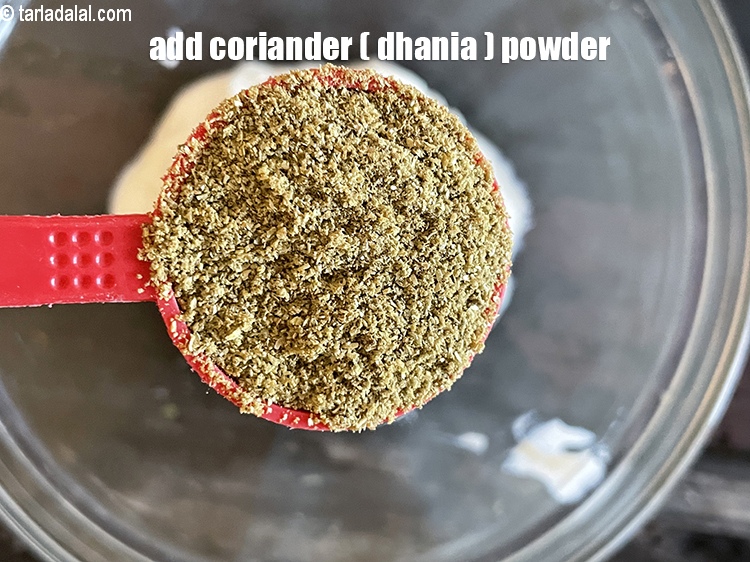 Step 15 – Add&nbsp;<meta charset="UTF-8" />1 tbsp&nbsp;<a href="glossary-coriander-powder-dhania-powder-370i">coriander (dhania) powder</a>.