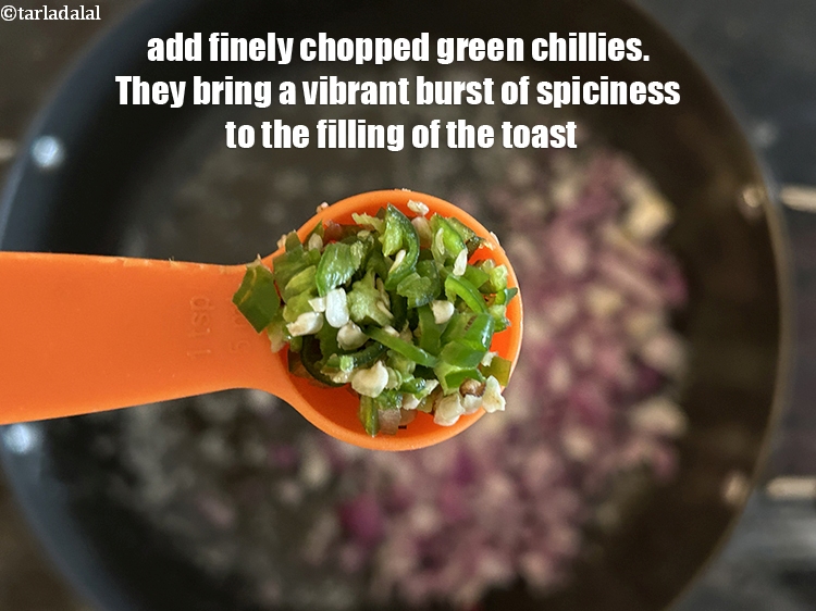 Step 10 – Add&nbsp;<meta charset="UTF-8" />2 tsp&nbsp;finely&nbsp;<a href="glossary-chopped-green-chilli-820i">chopped green chillies</a>.&nbsp;Green chillies bring a vibrant burst of spiciness to …