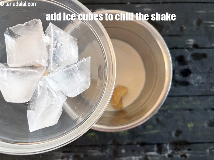 Step 12 – Add ice cubes. We added 14 ice cubes.