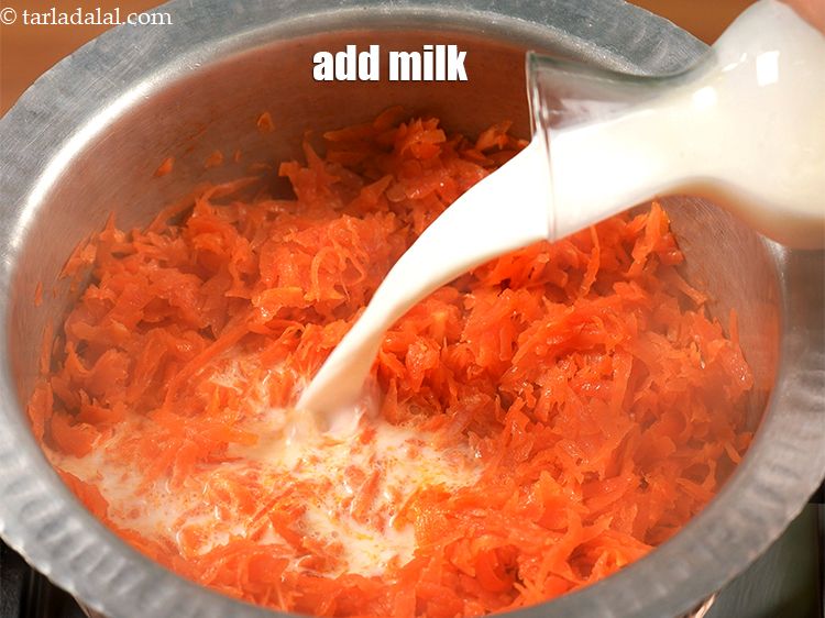Step 10 – Add 1&frac12; cups of milk.