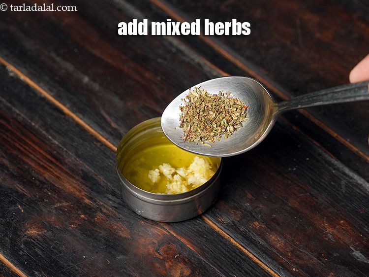 Step 10 – Add 1/2 tsp mixed herbs.