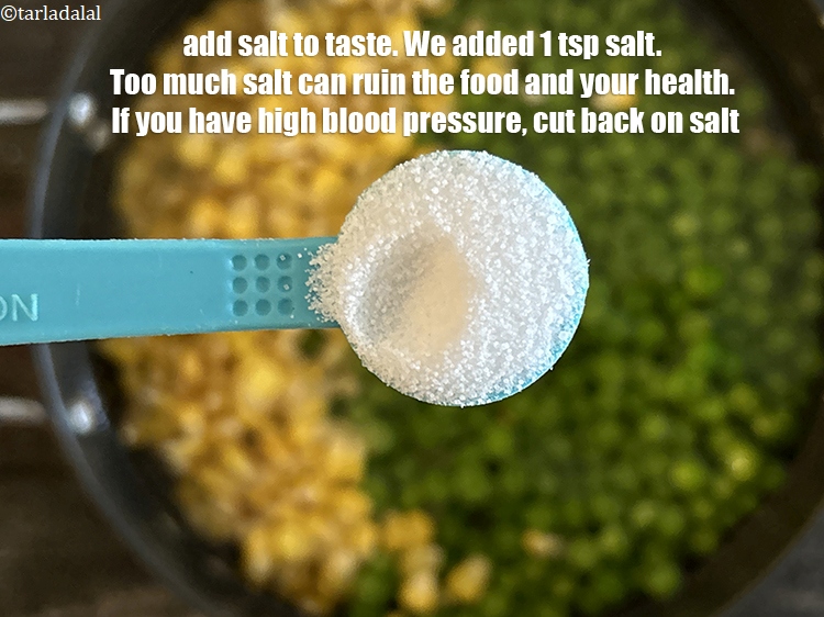 Step 10 – <meta charset="UTF-8" /> Add salt to taste. We added 1&nbsp;tsp salt.&nbsp;Salt brings out natural flavours …