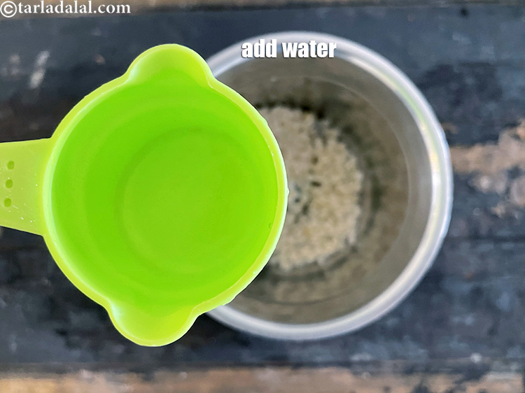 Step 13 – Add 1/2&nbsp;cup water.