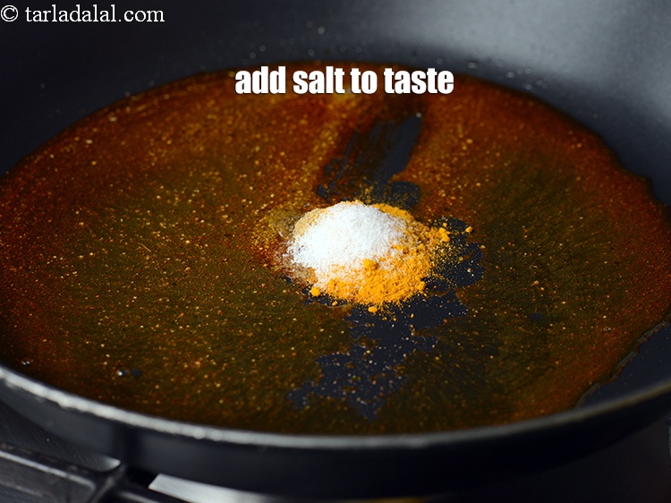 Step 11 – Add salt to taste.
