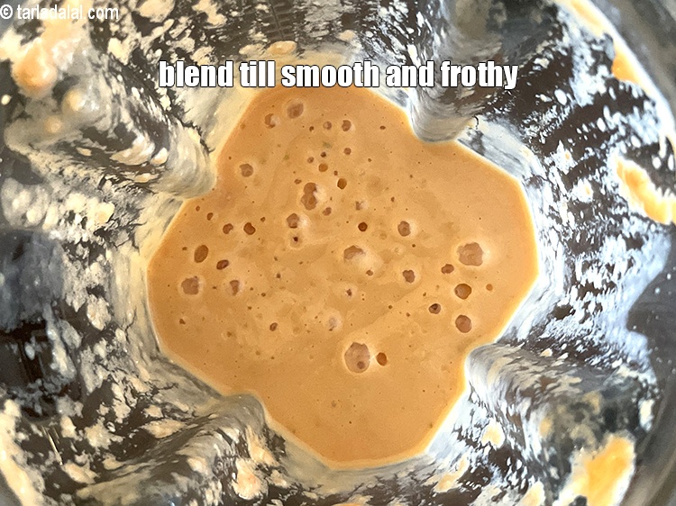 Step 10 – Blend <strong>papaya pear yoghurt smoothie | papaya coconut smoothie with Greek yoghurt | folic acid, …