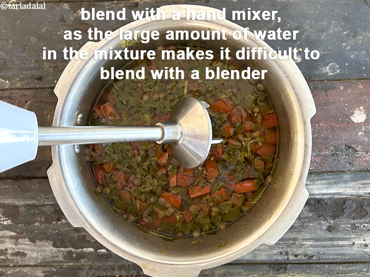 Step 18 – Blend with a hand mixer, as the large amount of water in the mixture makes …