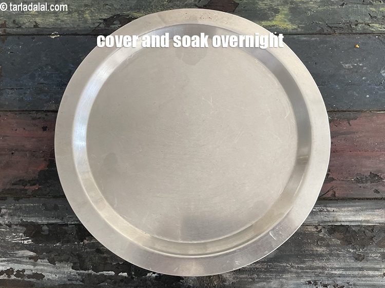 Step 10 – Cover and soak overnight.