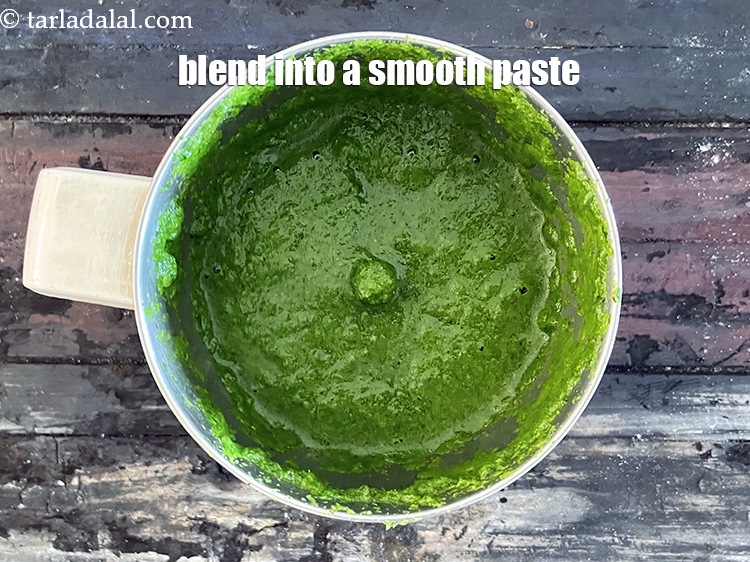 Step 13 – Blend into a smooth paste.