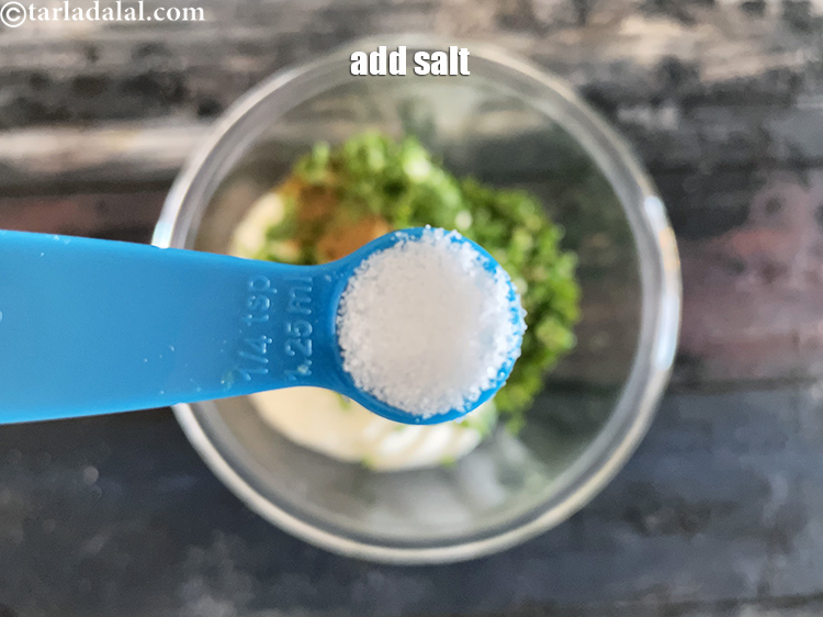 Step 14 – Add salt to taste. We used 1/2 tsp salt.