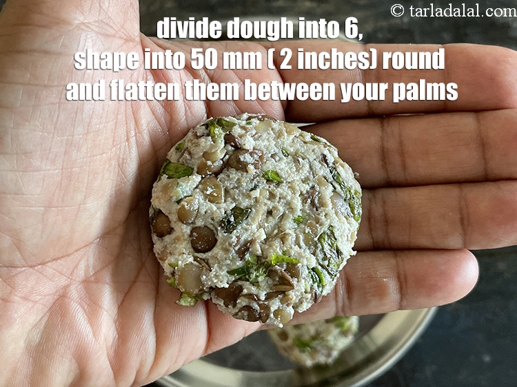 Step 22 – To make <strong>mint masoor tikki recipe | pudina masoor tikki | &nbsp;healthy masoor tikki | …