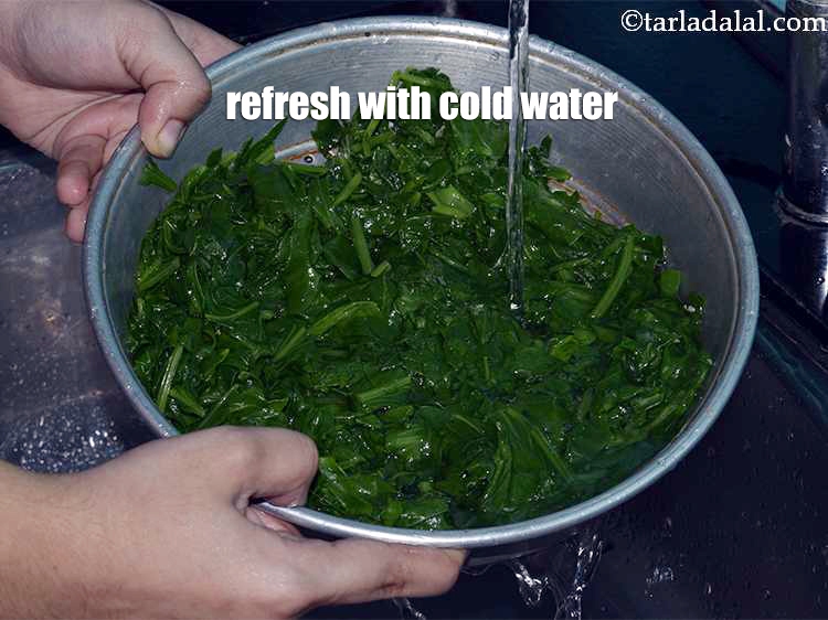 Step 10 – Refresh with cold water.&nbsp;