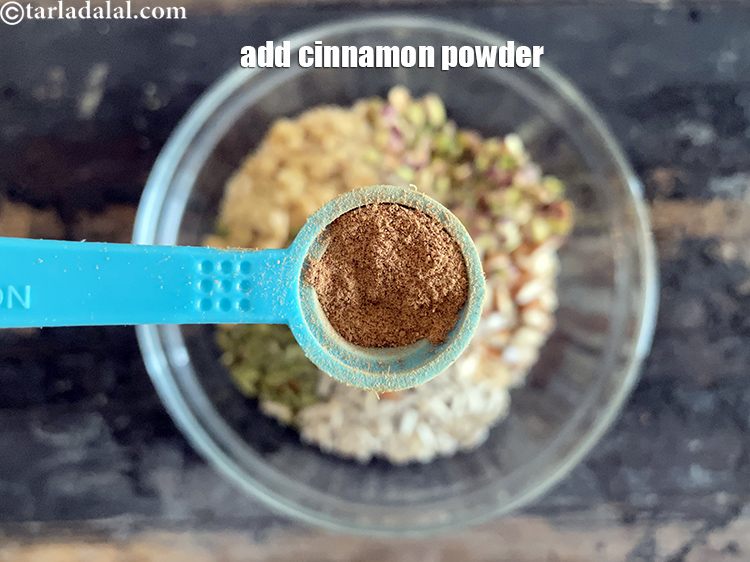 Step 13 – Add 1/4 tsp&nbsp;&nbsp;<a href="glossary-cinnamon-powder-dalchini-powder-850i">cinnamon (dalchini) powder</a>.