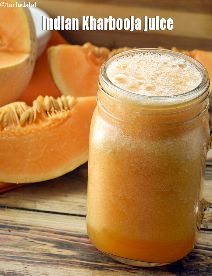स्टेप 17 – <strong>खरबूजे का जूस रेसिपी&nbsp;|&nbsp;भारतीय खरबूजा जूस&nbsp;|इलायची के साथ हेल्दी खरबूजे …