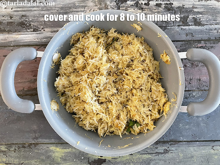 Step 16 – Cover it with a lid and cook on a medium flame for 8 to 10 …