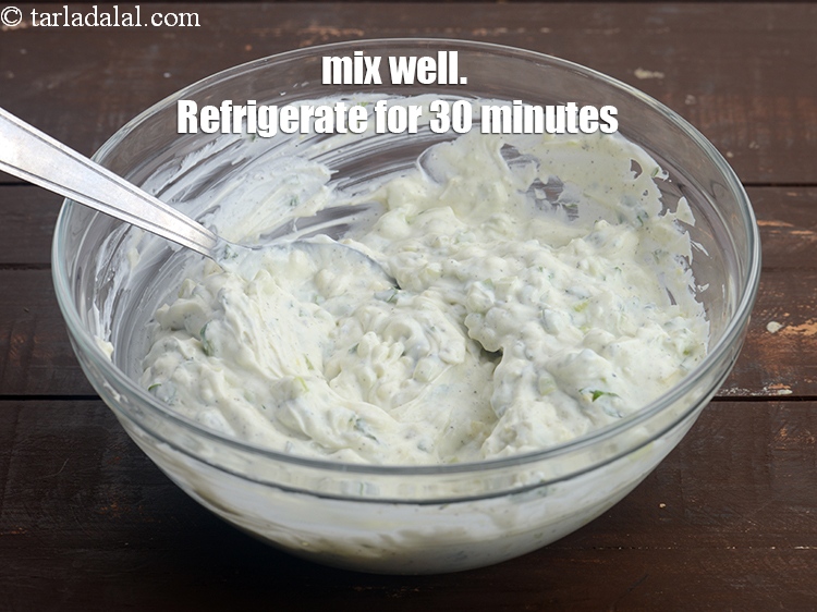 Step 10 – Mix well. Refrigerate for atleast 30 minutes.&nbsp;