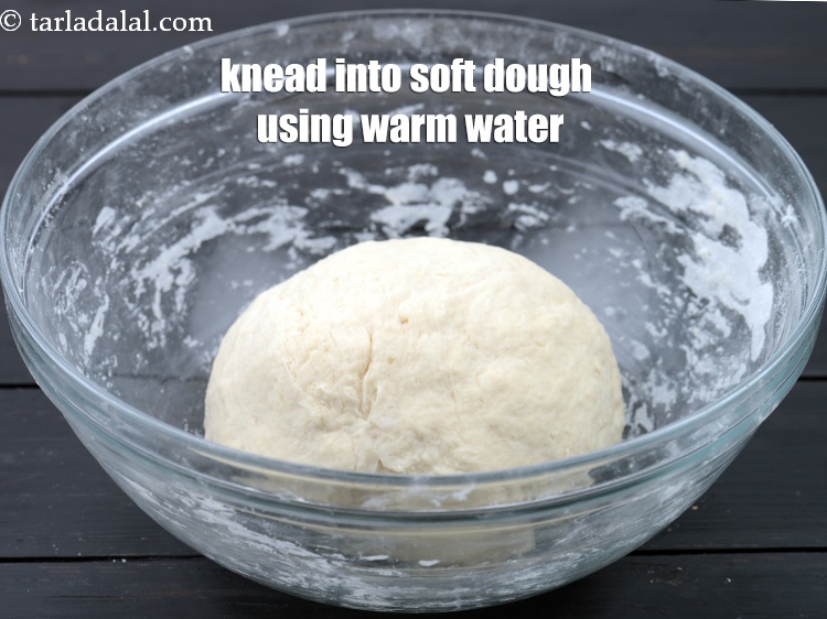 Step 12 – Knead into a soft dough using warm water.&nbsp;