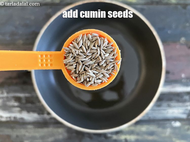 Step 13 – Add&nbsp;<meta charset="UTF-8" />1 tsp&nbsp;<a href="glossary-cumin-seeds-jeera-zeera-381i">cumin seeds (jeera)</a>.