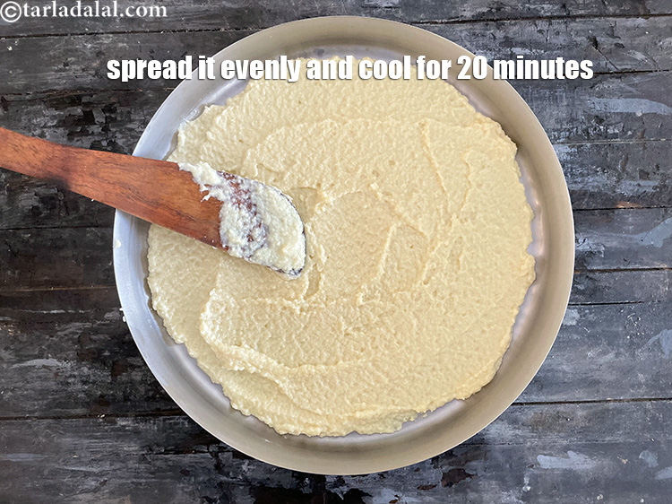 Step 10 – <meta charset="UTF-8" />Spread it evenly with the help of a spatula and cool for atleast …