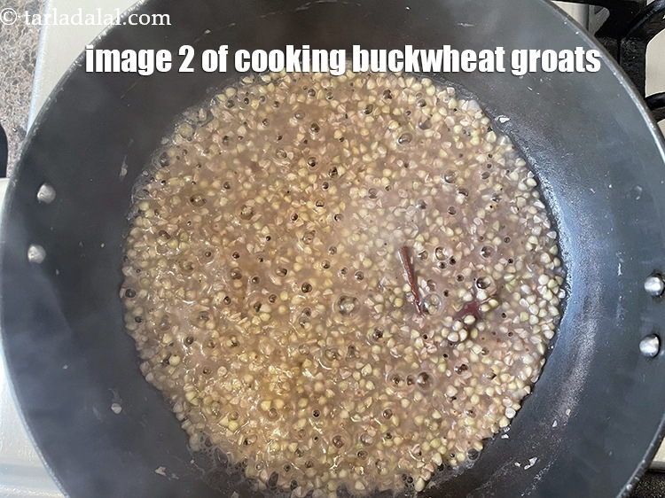Step 12 – Image 2 of cooking buckhweat groats.