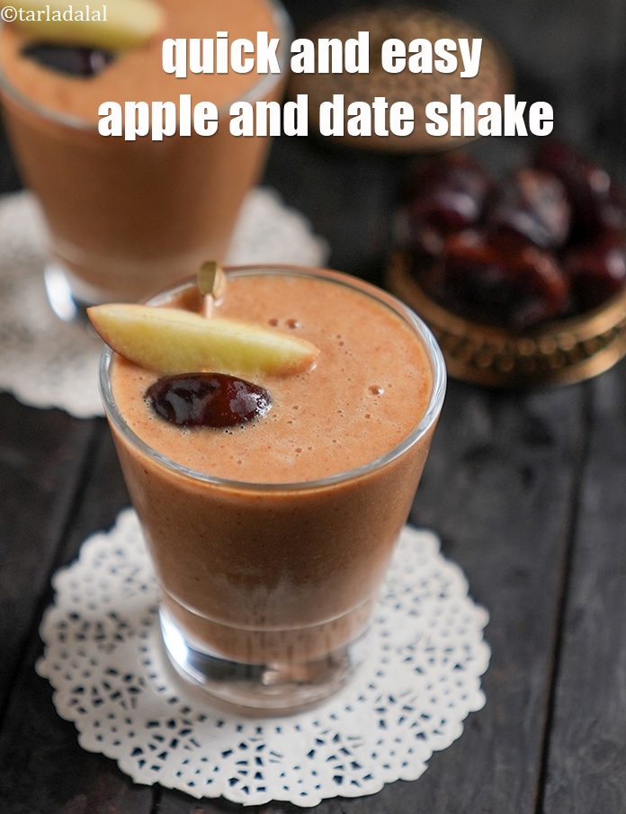 Step 10 – Serve <meta charset="UTF-8" /><strong>healthy apple date milkshake |&nbsp;quick and easy apple and date shake&nbsp;|&nbsp;healthy Indian …
