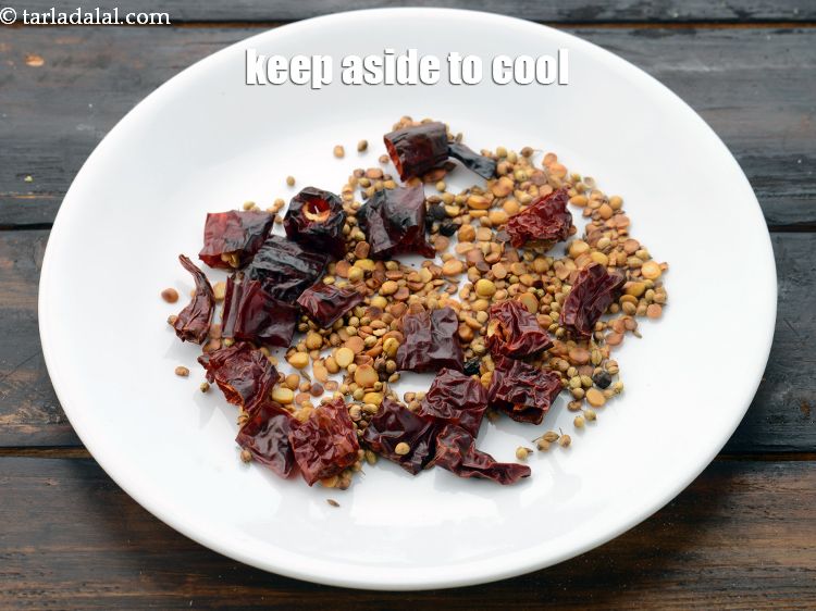 Step 15 – Transfer into a plate and keep aside to cool completely.