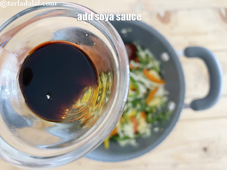 Step 14 – Add&nbsp;<meta charset="UTF-8" />1 tsp&nbsp;<a href="glossary-soy-sauce-soya-sauce-864i">soy sauce</a>.