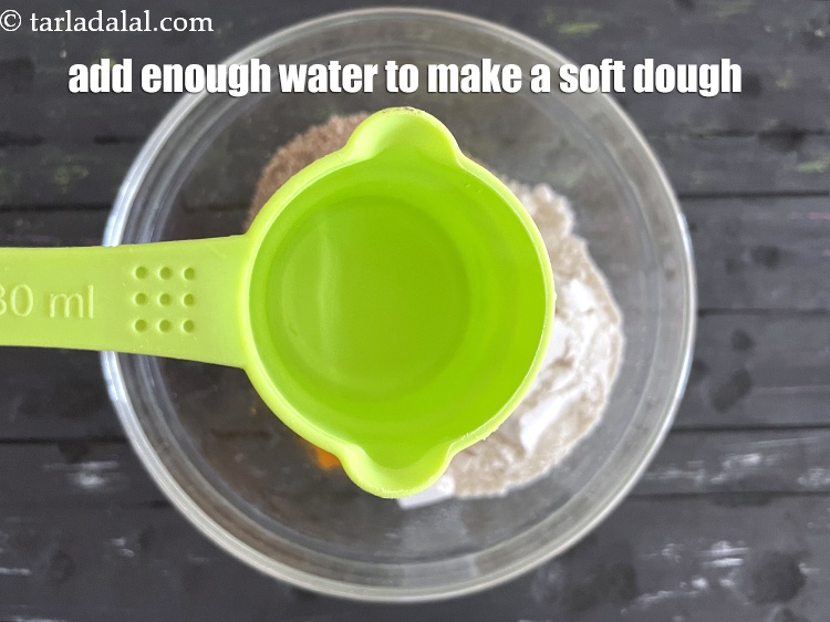 Step 13 – Add enough water to make a soft dough. We added 1/4 cup&nbsp;water and then a …