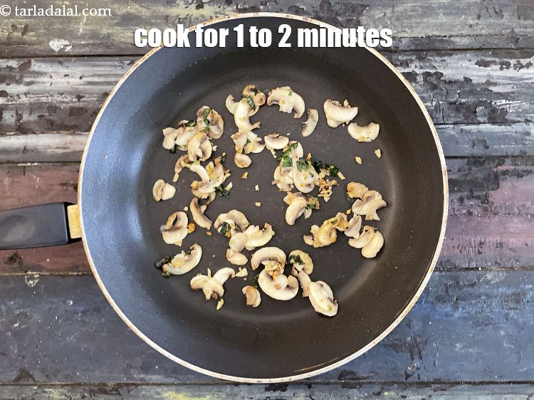 Step 16 – Cook on a medium flame for 1 to 2 minutes, while stirring occasionally.