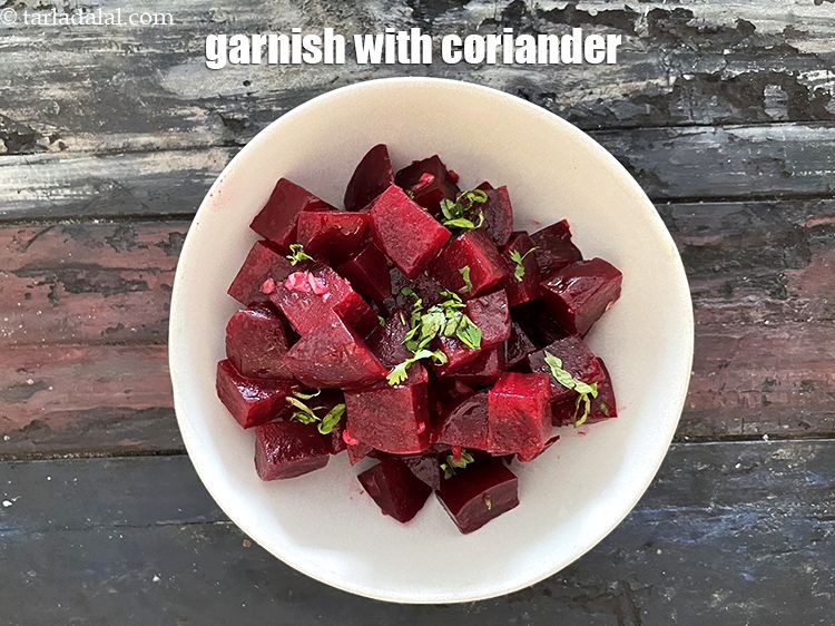 Step 19 – Garnish with coriander.