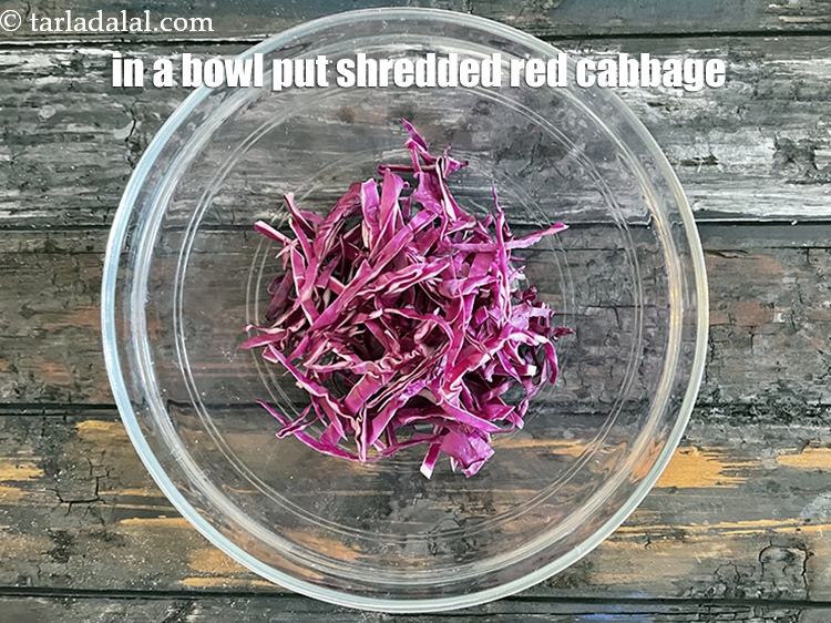 Step 12 – To make <strong>red cabbage radish and carrot salad recipe | Indian carrot salad with red …