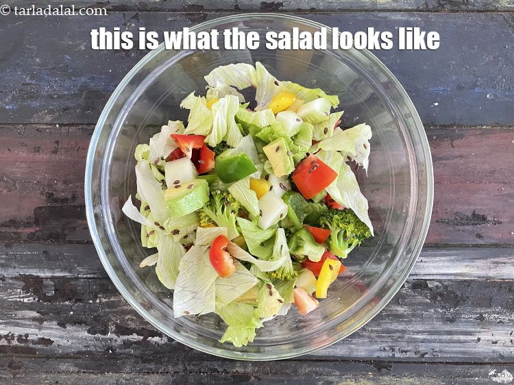 Step 24 – This is what the salad looks like.