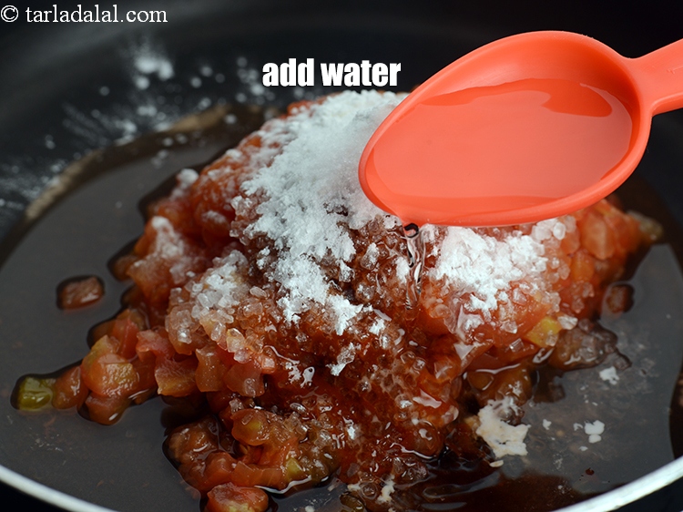 Step 10 – Add 1 tbsp of water.