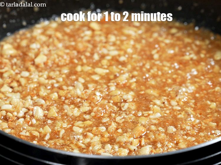 Step 10 – Mix well and cook on a medium flame for 1 to 2 minutes, while stirring …