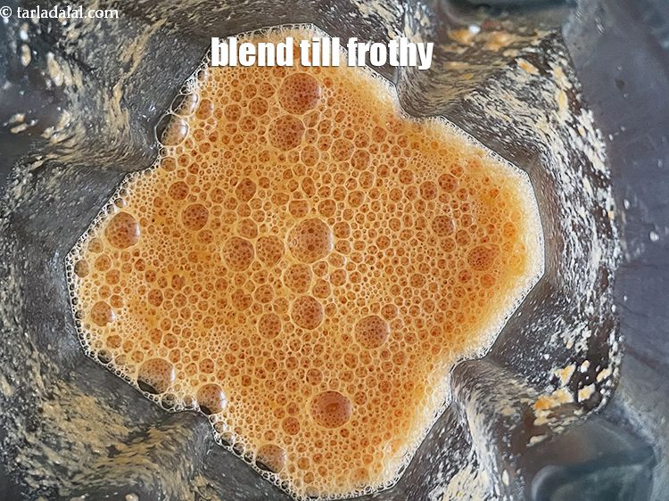 Step 11 – Blend till frothy.