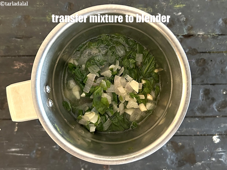 Step 15 – Transfer the mixture to a blender.