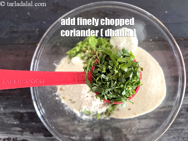Step 12 – Add&nbsp;<meta charset="UTF-8" />1 tbsp&nbsp;finely&nbsp;<a href="glossary-chopped-coriander-783i">chopped coriander (dhania)</a>.