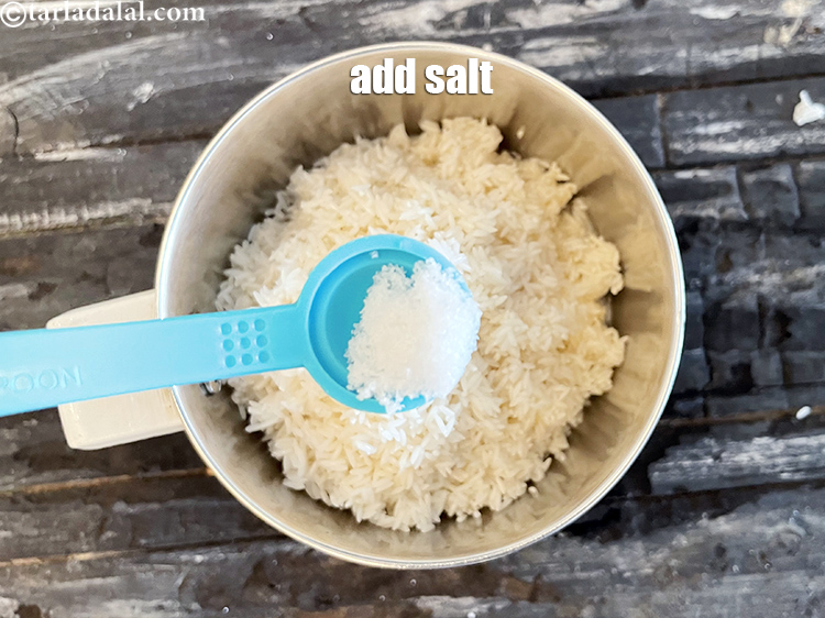 Step 16 – Add salt.