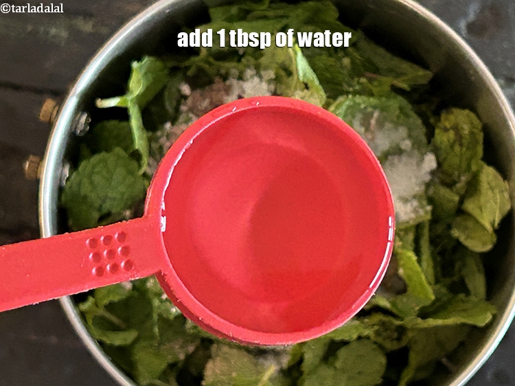 Step 11 – Add&nbsp;1 tbsp of water.