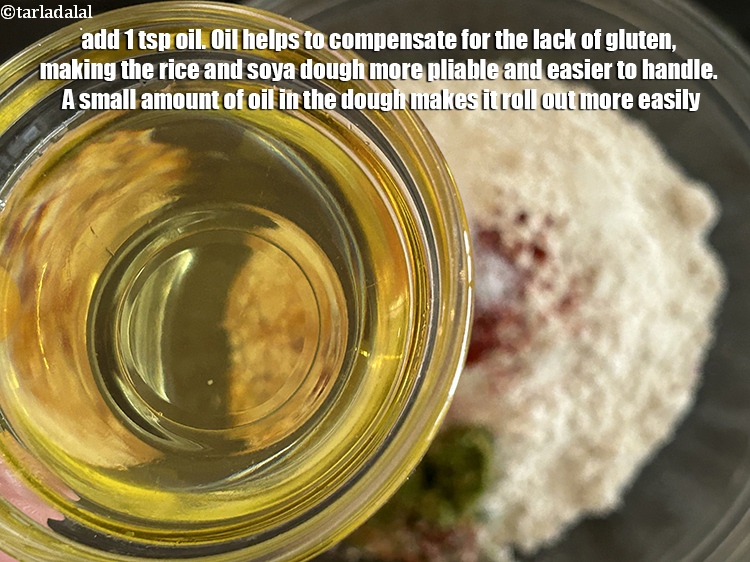 Step 15 – Add&nbsp;<meta charset="UTF-8" />1 tsp&nbsp;<a href="glossary-oil-671i">oil</a>.&nbsp;Oil helps to compensate for the lack of gluten, making the …