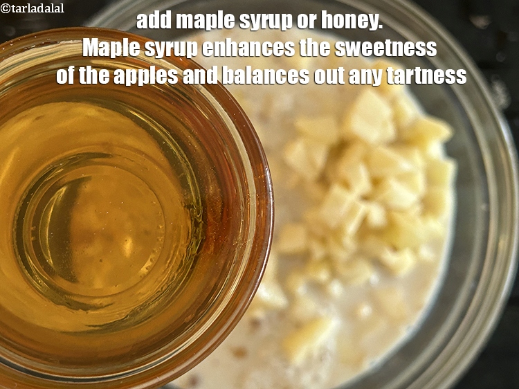 Step 11 – Add&nbsp;1 1/2 tablespoons maple syrup or honey.&nbsp;Apples also add sweetness to the pancakes, but they …