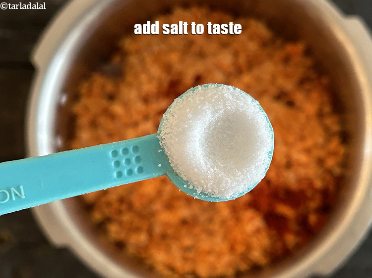 Step 11 – Add salt to taste.